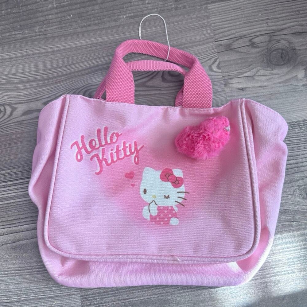 hot topic sanrio hello kitty pink mini tote bag